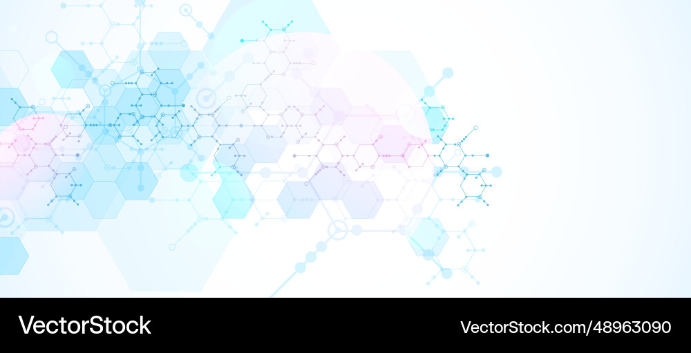 Modern science or technology abstract background Modern science or technology abstract background Vector Image