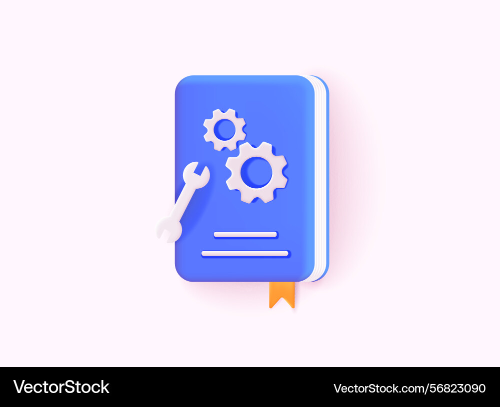 Technical inforamation user manual guide Technical inforamation user manual guide vector image