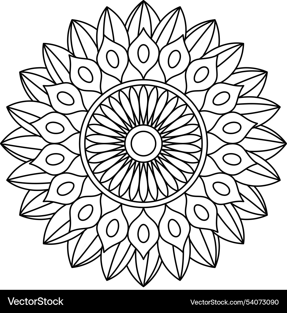 This is the circular pattern in form of mandala This is the circular pattern in form of mandala vector image