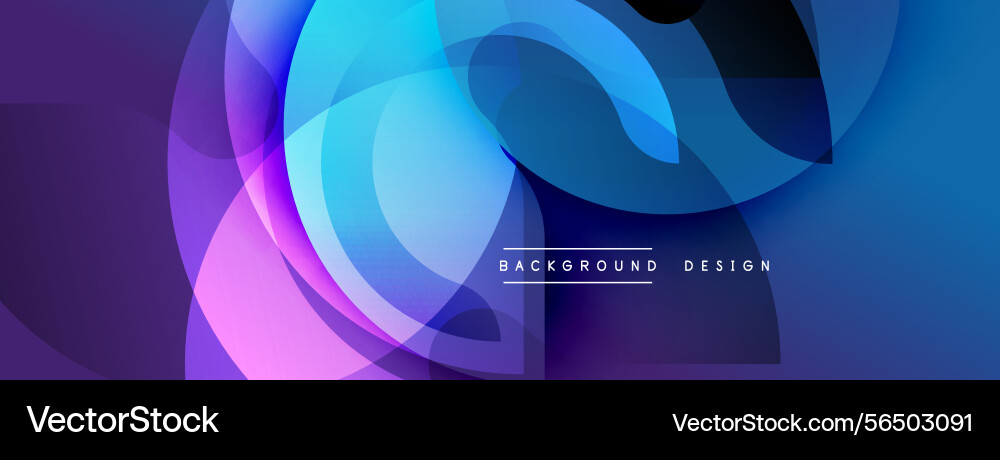 Abstract fluid shapes overlap creating vibrant Abstract fluid shapes overlap creating vibrant vector image