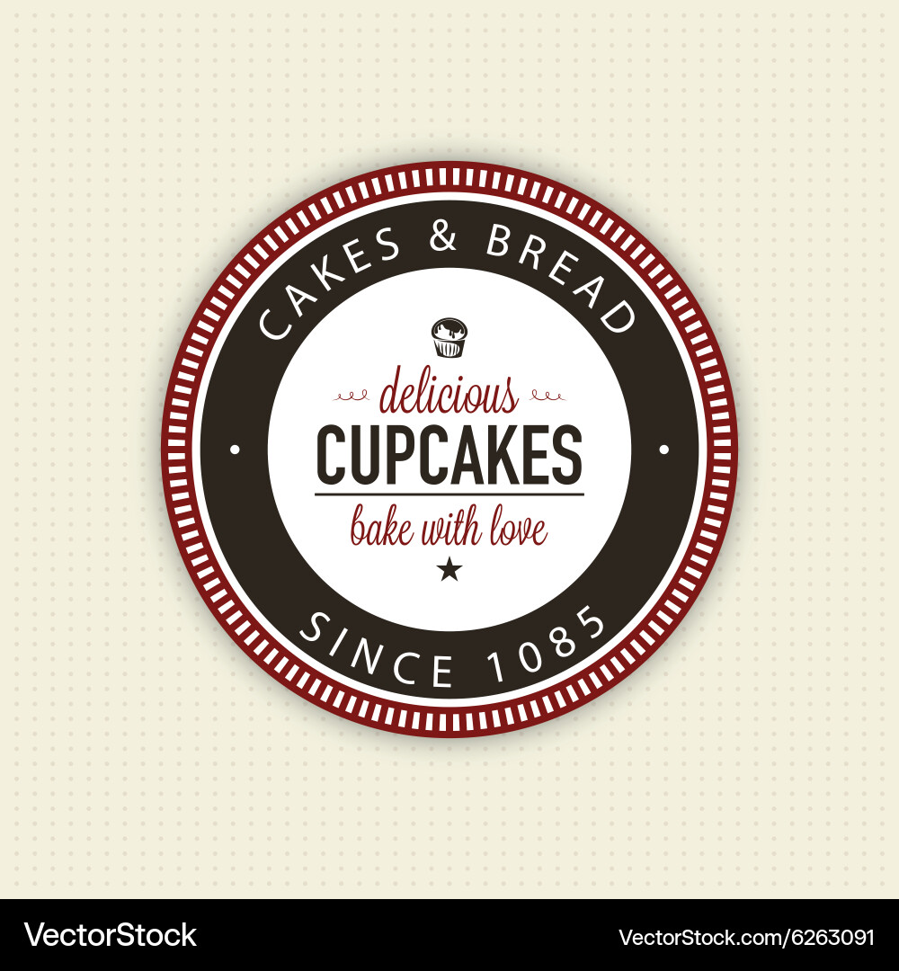 Bakery object Vector Image