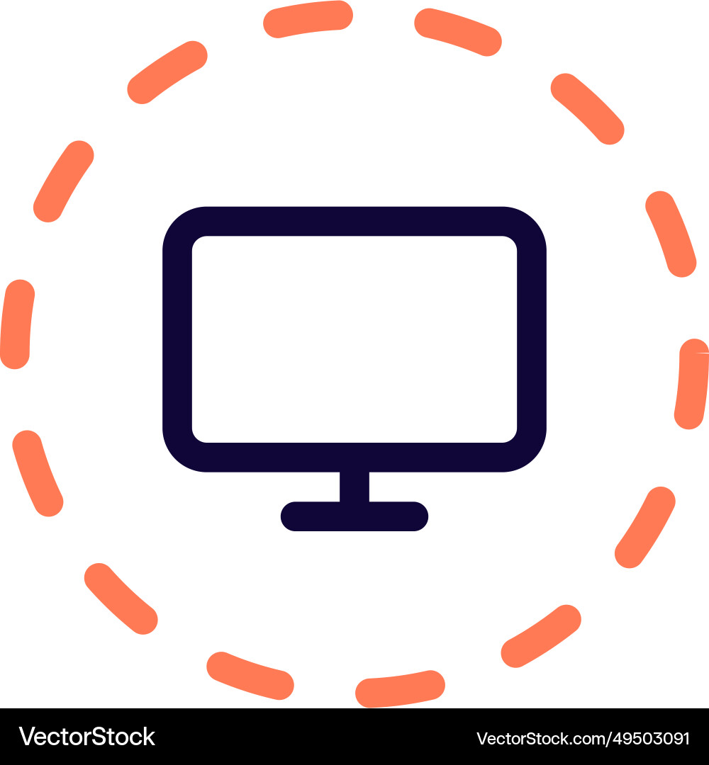 Desktop screen displaying configuration feature vector image