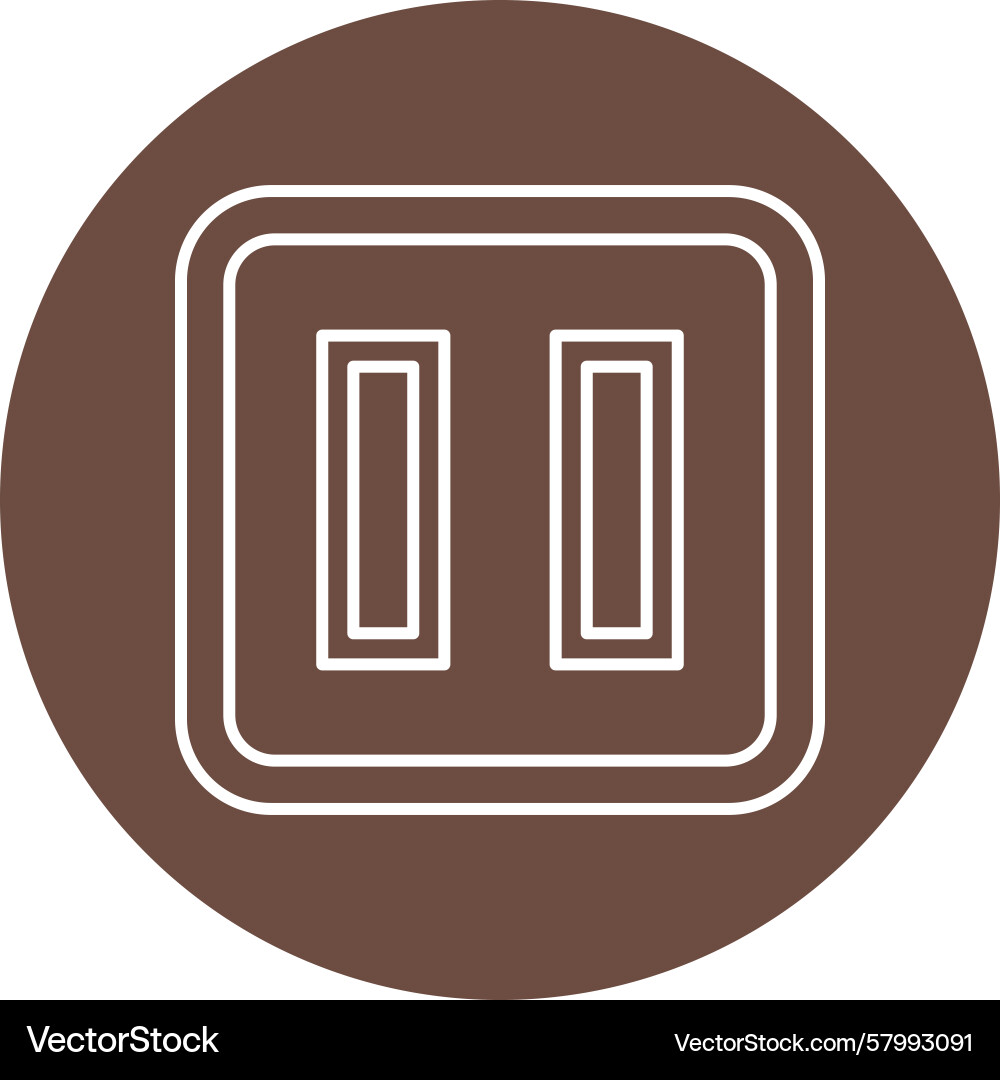 Multi Circle Pause Line Vector Image