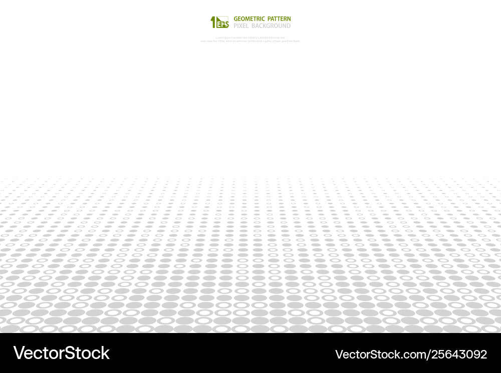Abstract gray and white circle pixel pattern Abstract gray and white circle pixel pattern vector image