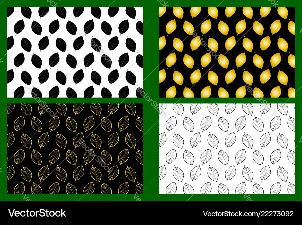 Beech leaf - pattern Beech leaf - pattern vector image