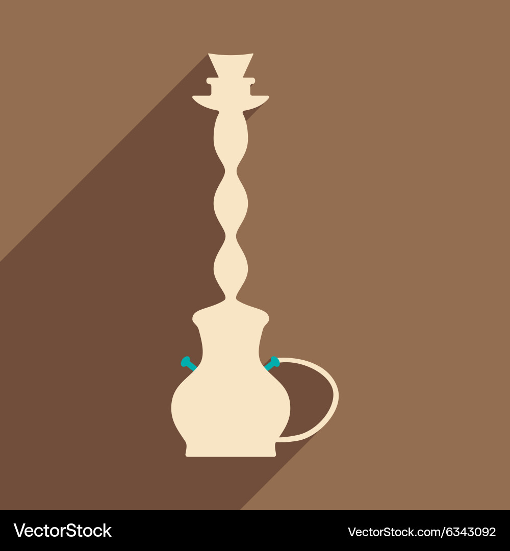 Flat with shadow icon and mobile application Vector Image