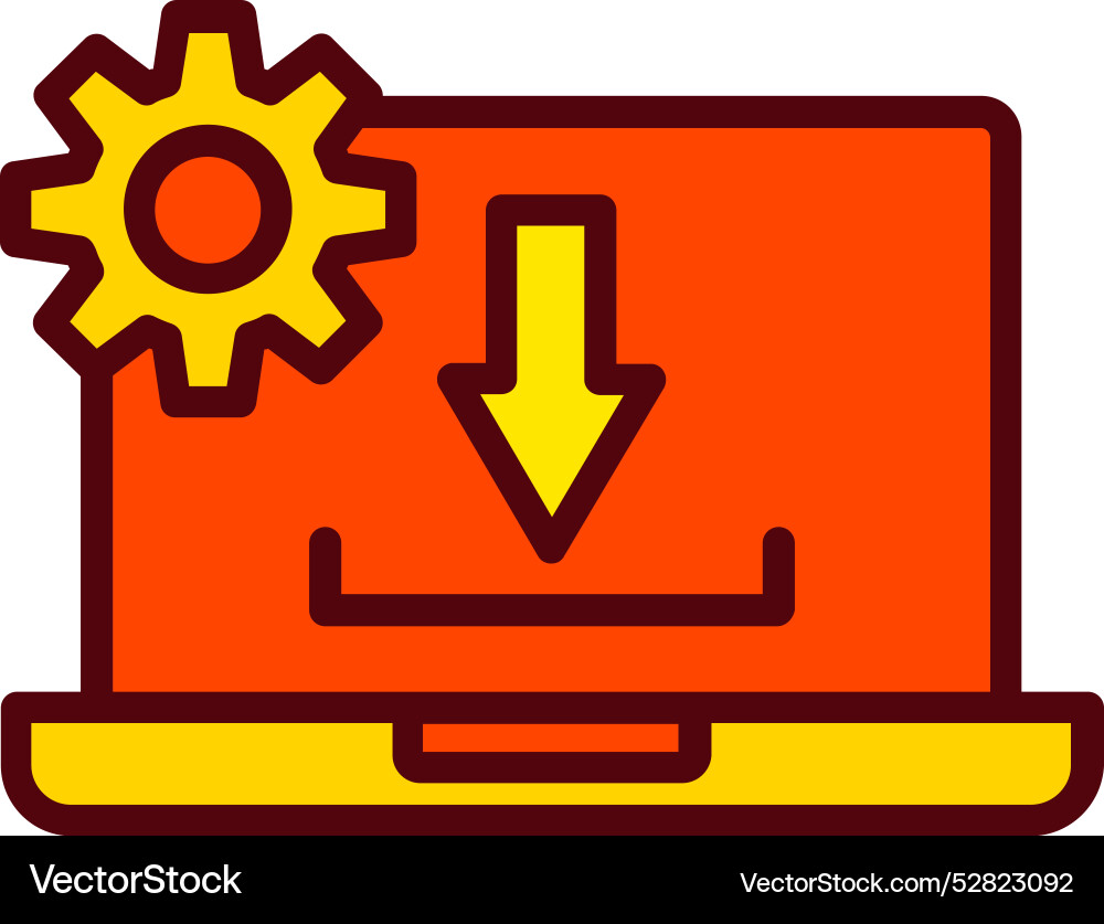 Install icon design Vector Image