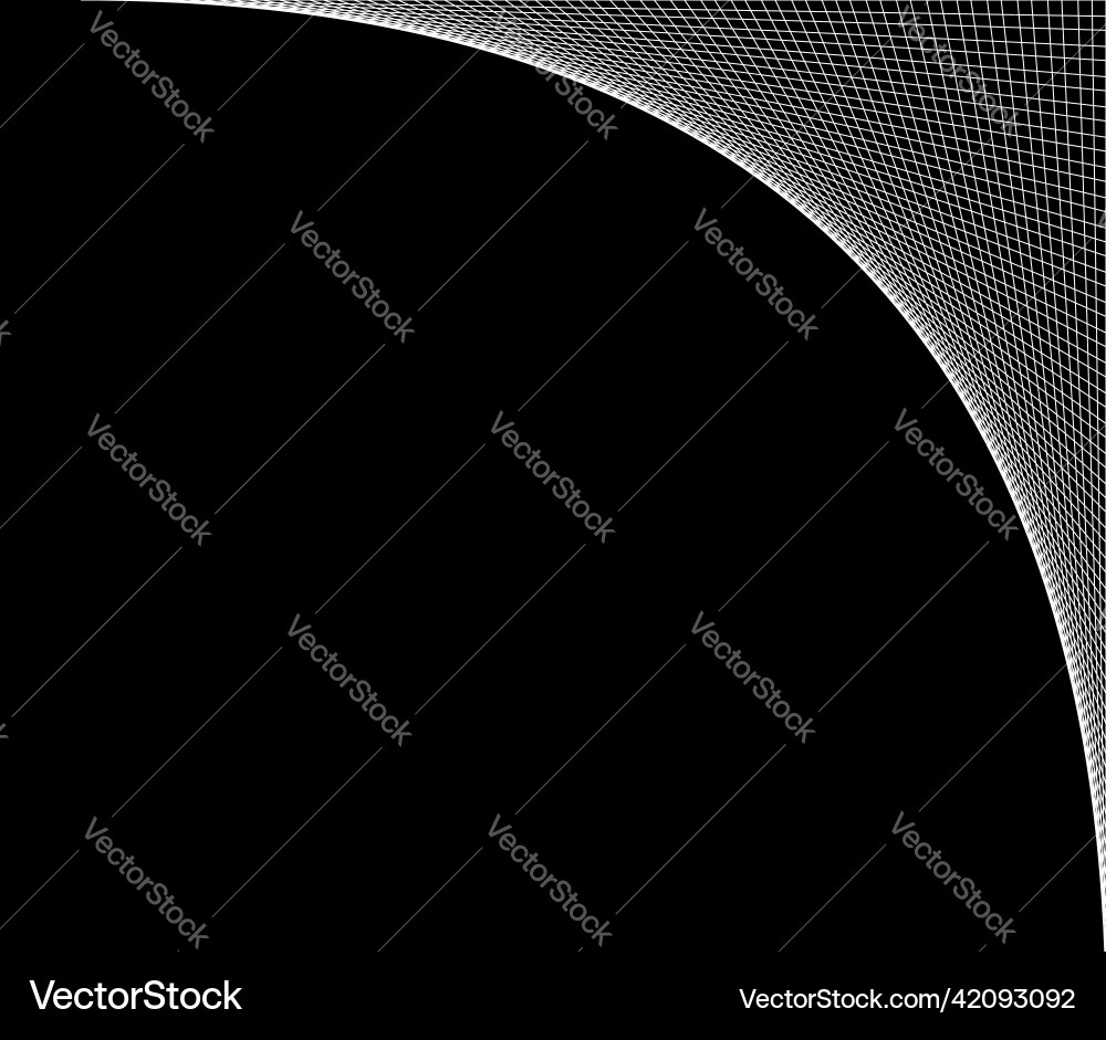 Netting intersecting lines grid mesh corners Netting intersecting lines grid mesh corners vector image