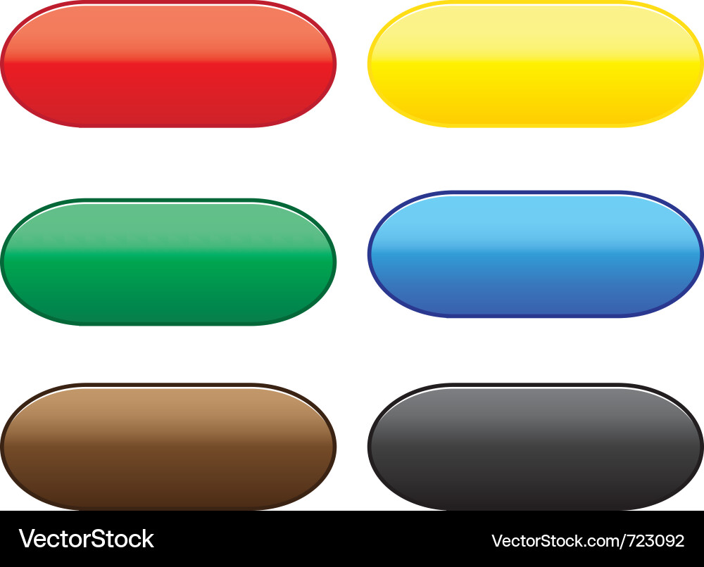 Web buttons vector image