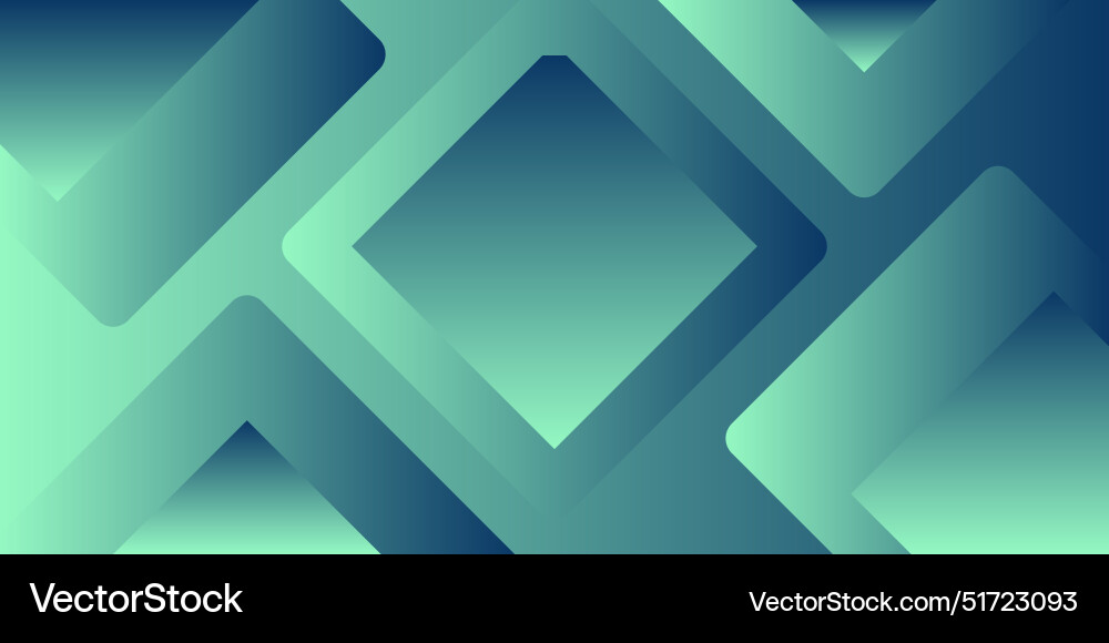 Abstract geometric shape cyan gradient background Abstract geometric shape cyan gradient background Vector Image