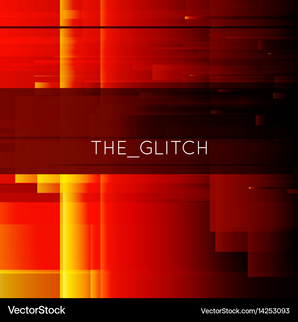 Glitch background digital image data Vector Image