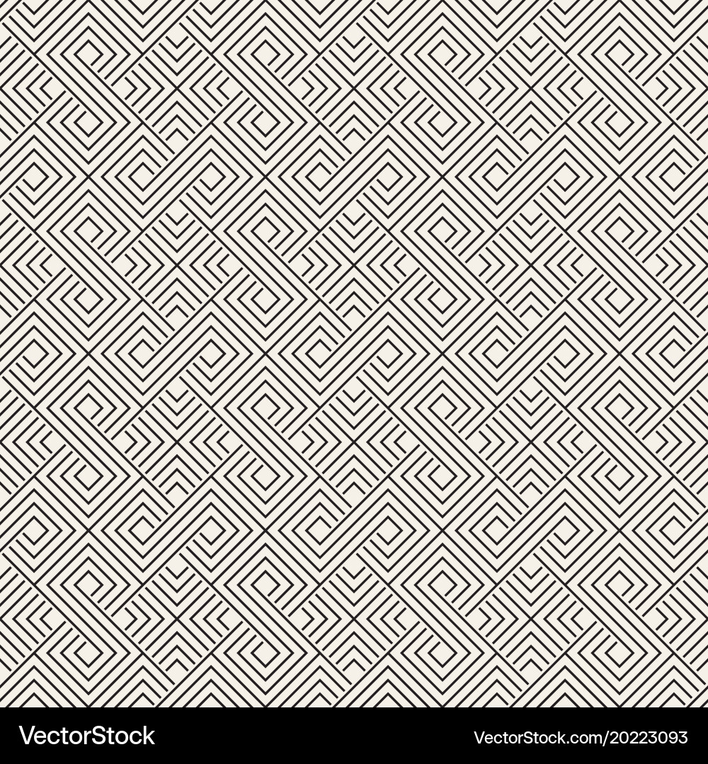 Monochrome Lattice Pattern Vector Image