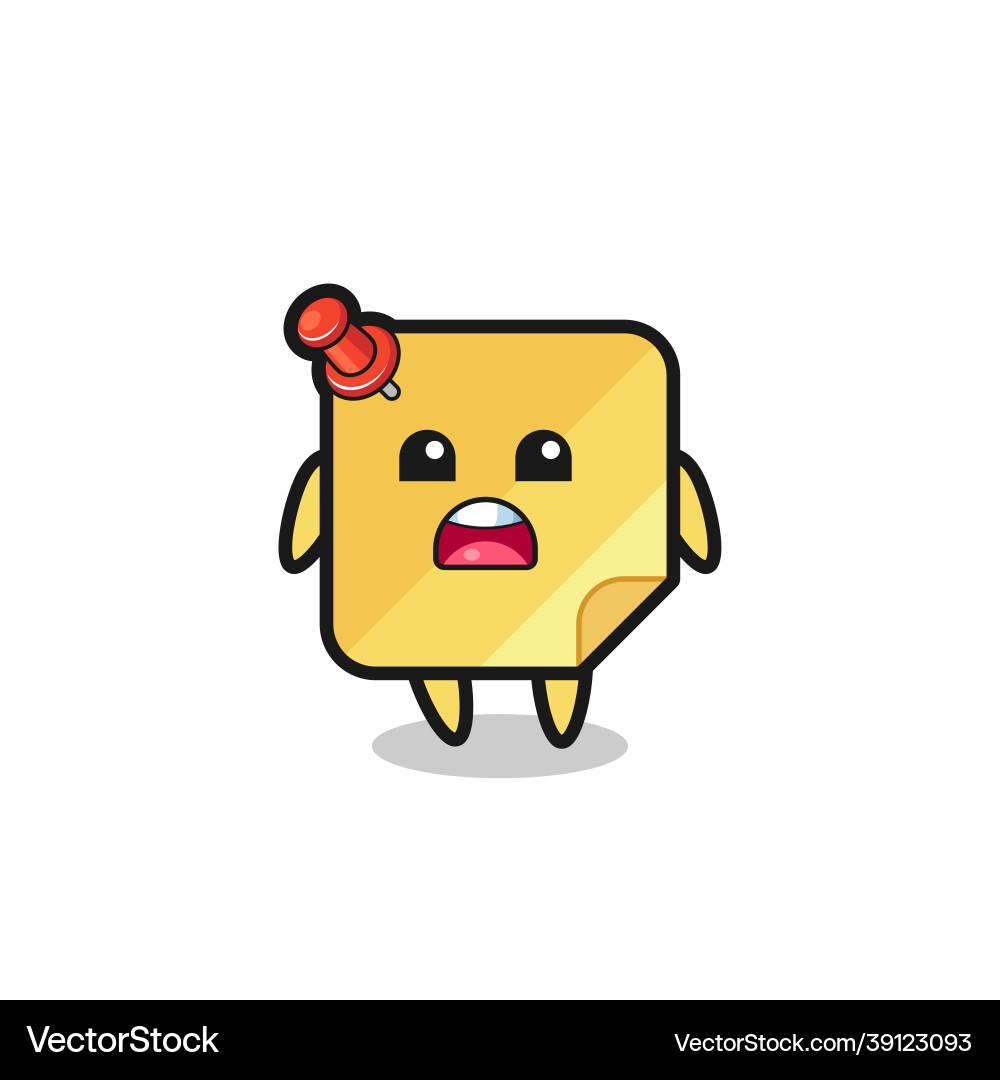 Sticky notes with apologizing expression saying i Sticky notes with apologizing expression saying i Vector Image