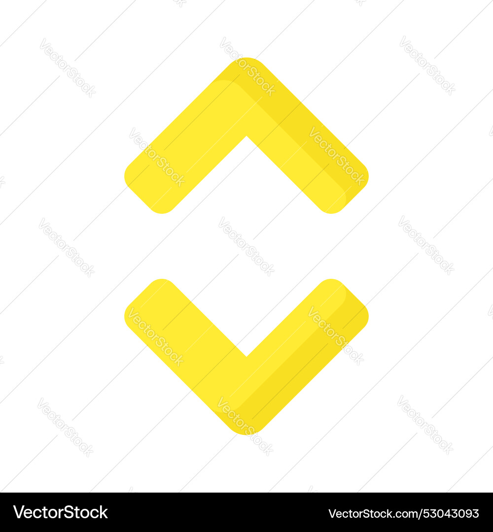 Vertical resize arrows design Vector Image
