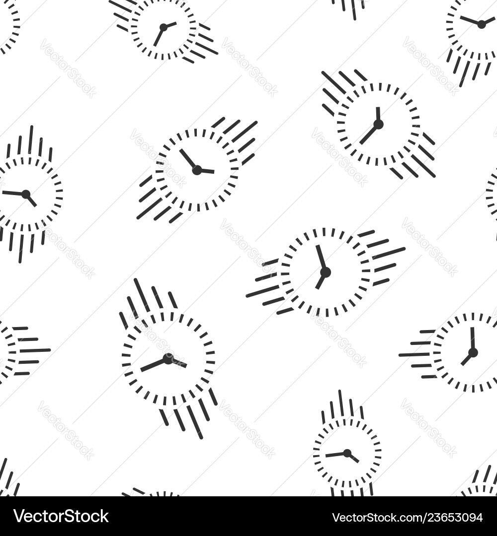 Clock countdown icon seamless pattern background Clock countdown icon seamless pattern background vector image