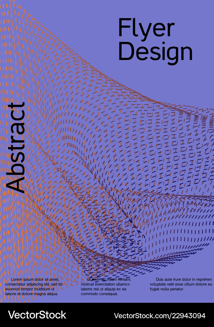 Creative violet background from abstract lines vector image