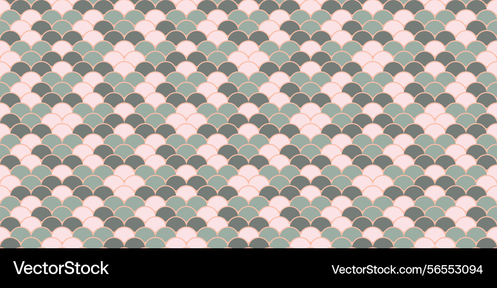 Elegant seamless pattern of overlapping scales Elegant seamless pattern of overlapping scales Vector Image