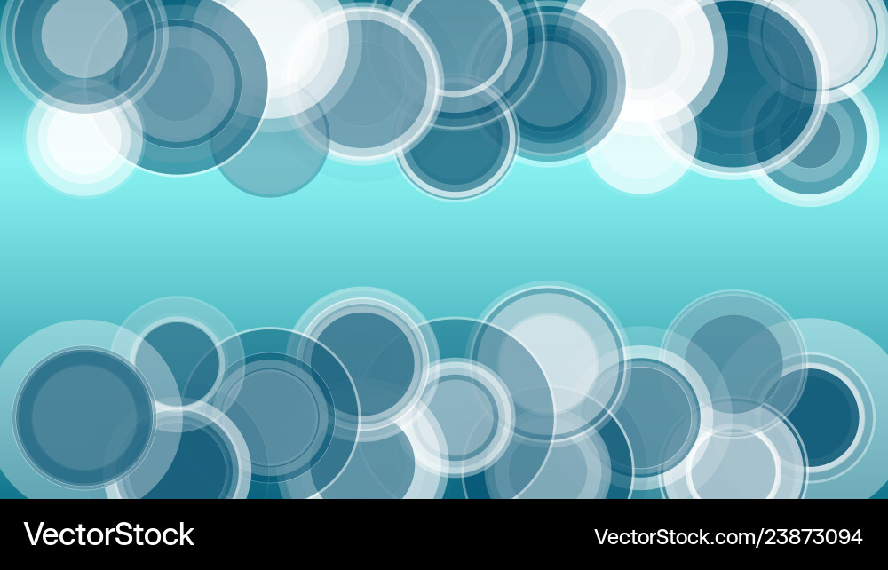 Geometric circle blank layout with copy space vector image