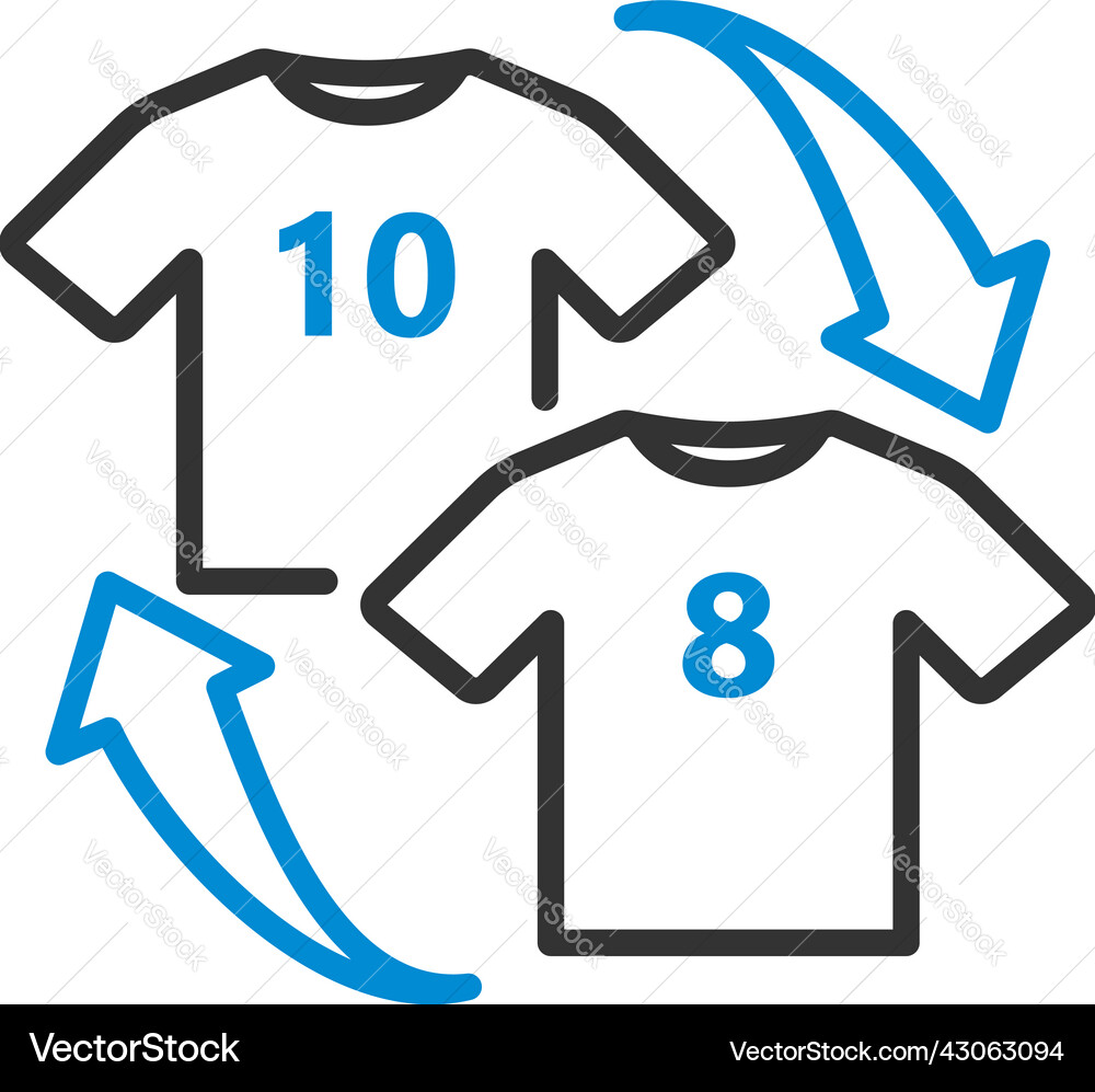 Icon of football replace Icon of football replace vector image