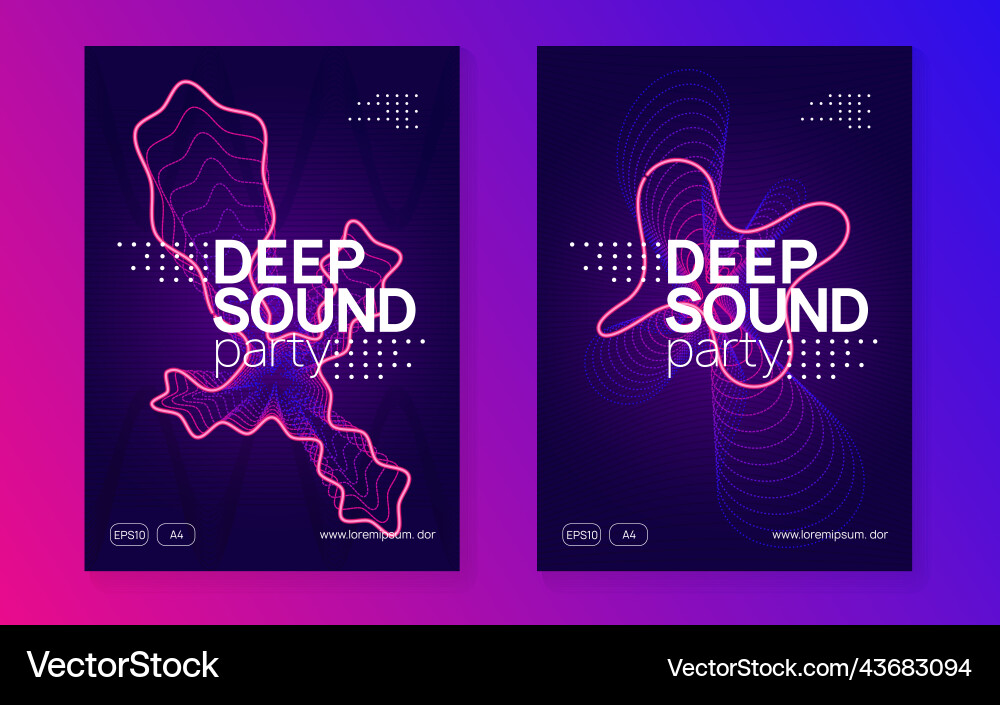 Neon Club Flyer Electro Dance Musik Trance Party Neon Club Flyer Electro Dance Musik Trance Party vektorbild