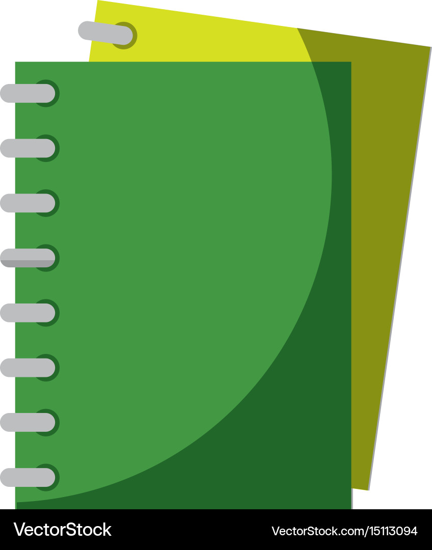 Notebook icon image vector image