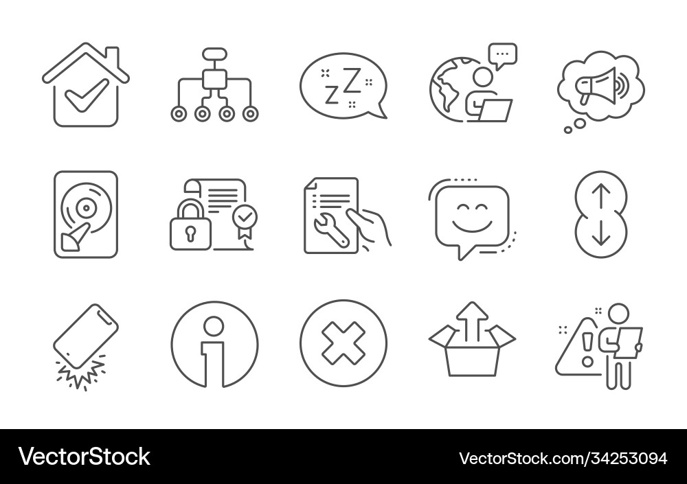 Restructuring smile face and security contract Restructuring smile face and security contract vector image