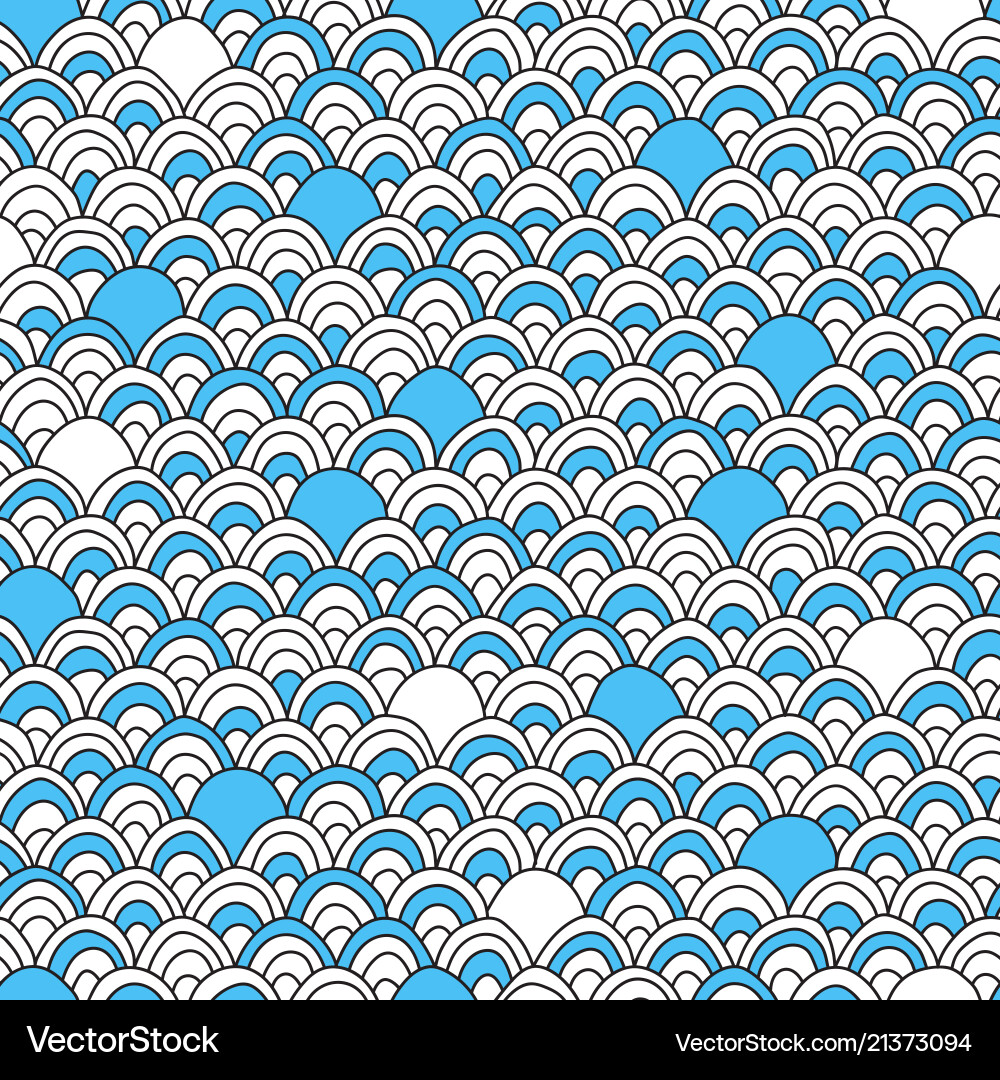 Seamless wave pattern Vector Image