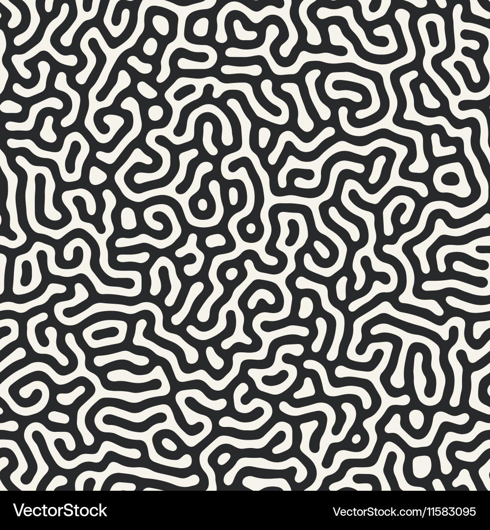 Diffusion reaction seamless pattern Royalty Free Vector