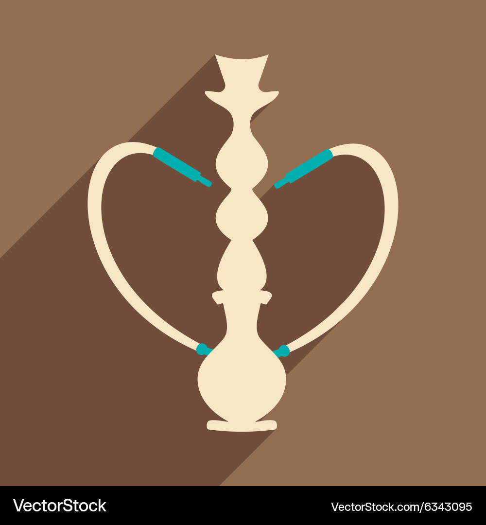 Flat with shadow icon and mobile application Vector Image