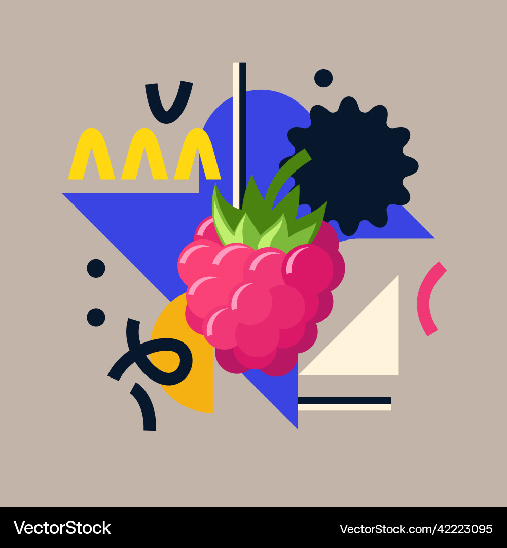 Graphics in a minimalistic style vector image