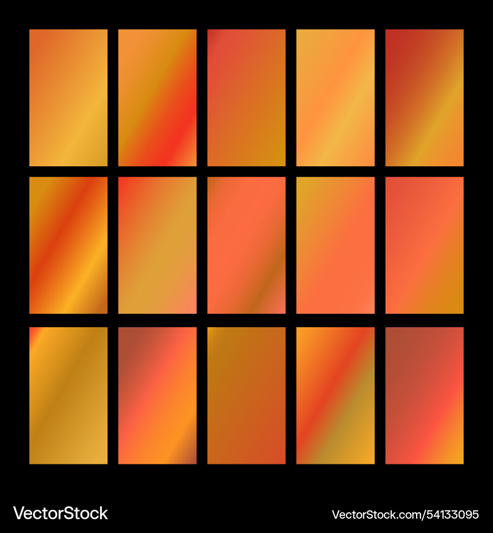 Mobile screen lock display collection of colorful Mobile screen lock display collection of colorful Vector Image