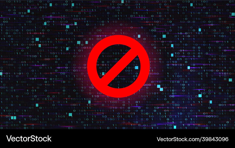 Abstract technology binary code background Abstract technology binary code background vector image