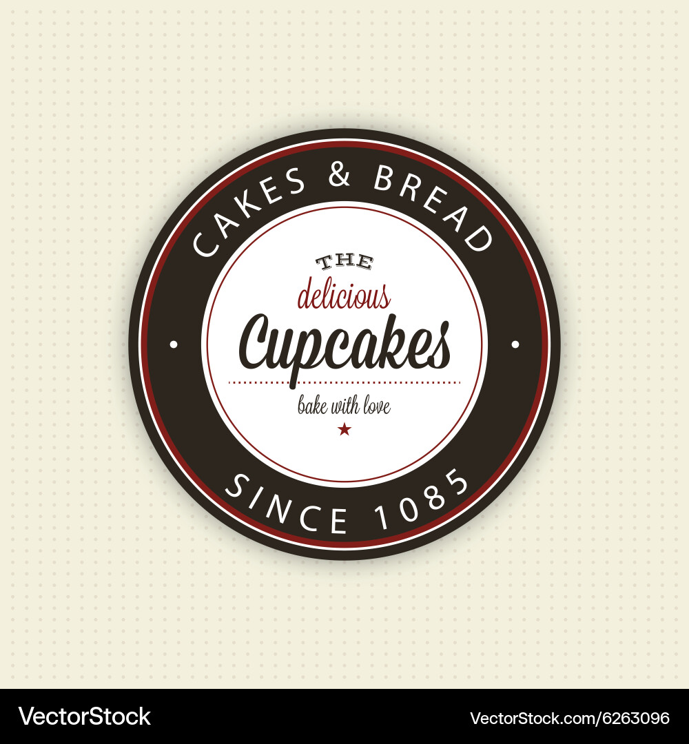 Bakery object Vector Image