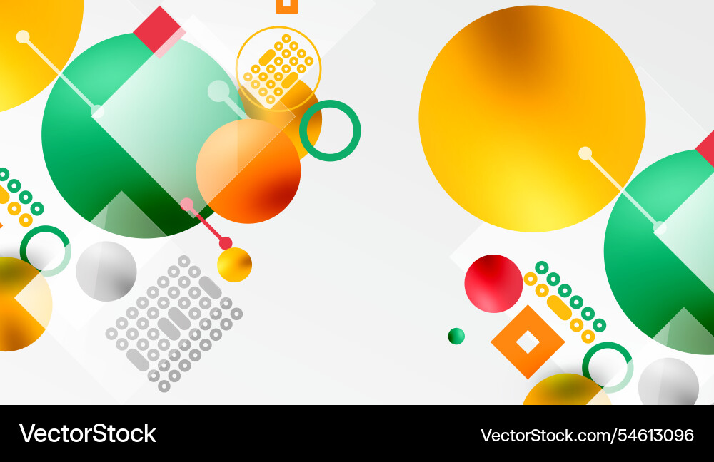 Circles and elements geometric abstract background Circles and elements geometric abstract background vector image