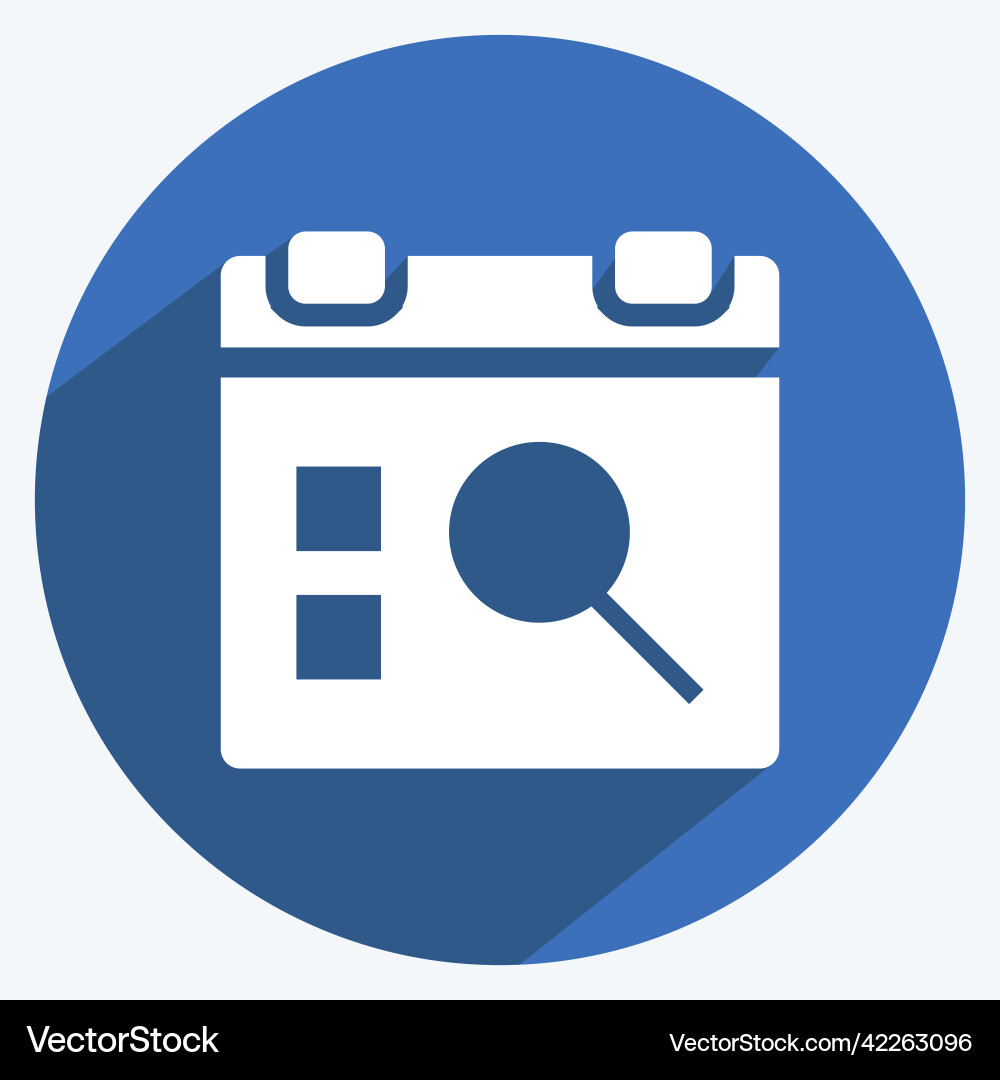 Icon find event suitable for user interface Vector Image