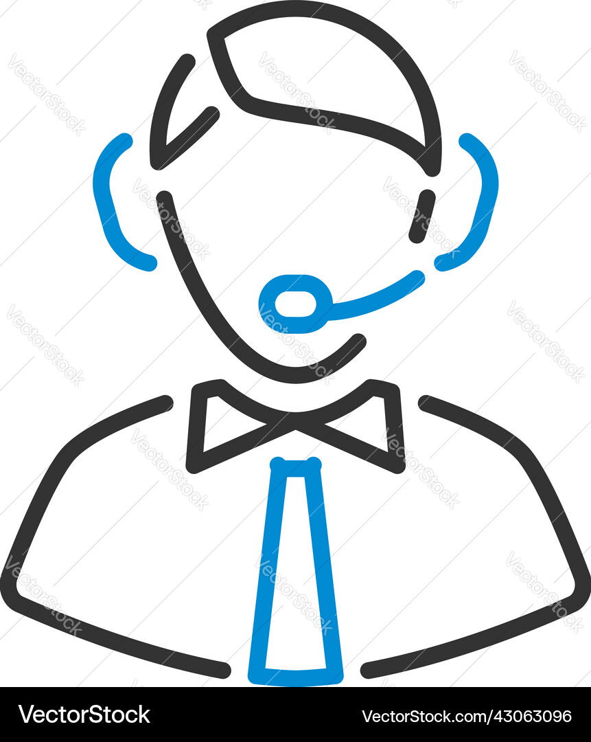 Icon von Fußball Kommentator Icon von Fußball Kommentator vektorbild