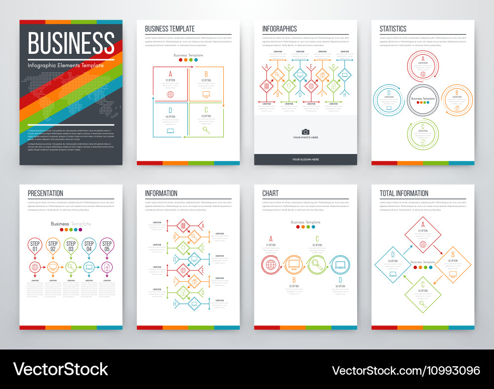 Modern infographic concept Royalty Free Vector Image