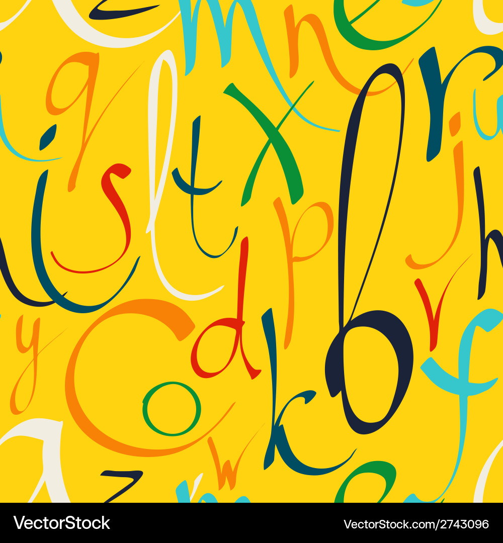 Seamless pattern with hand drawn decorative Vector Image