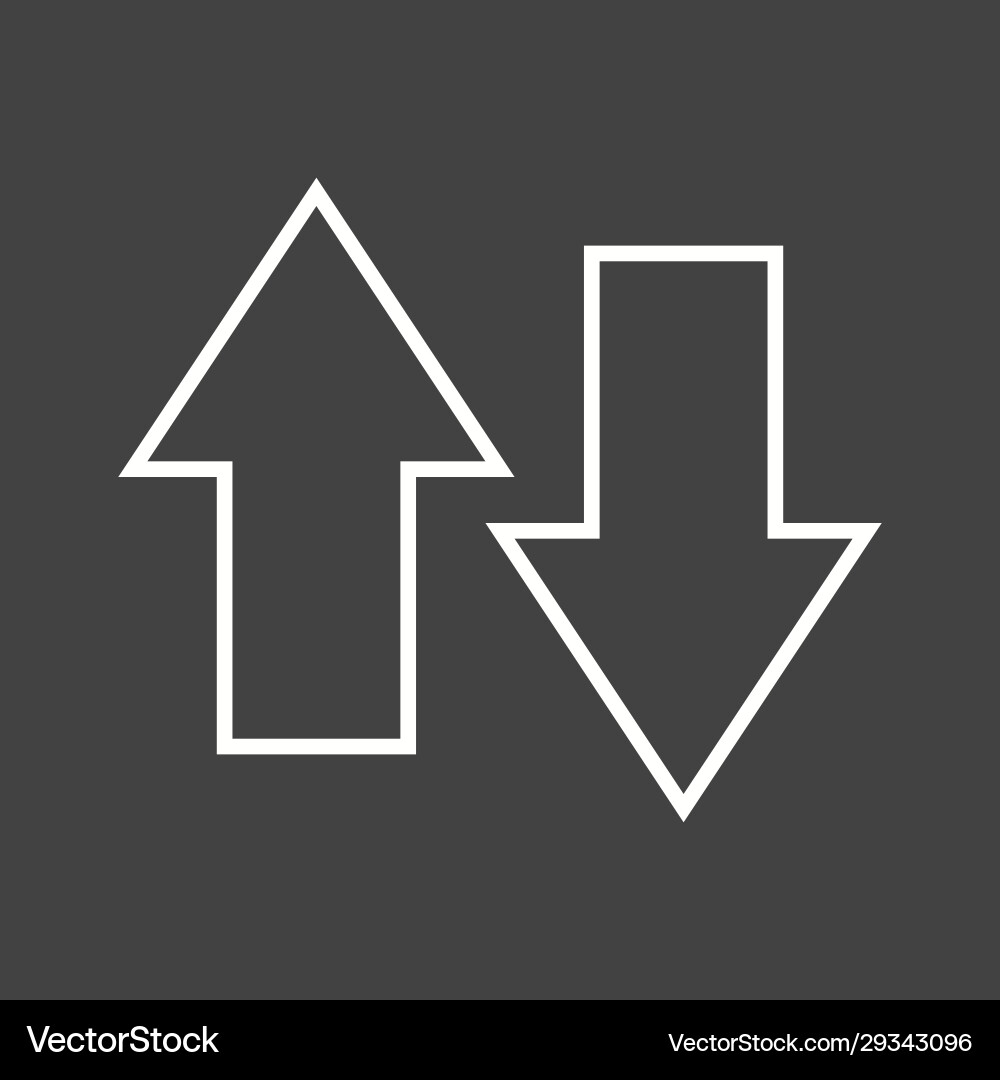 Unique data connection line icon Vector Image