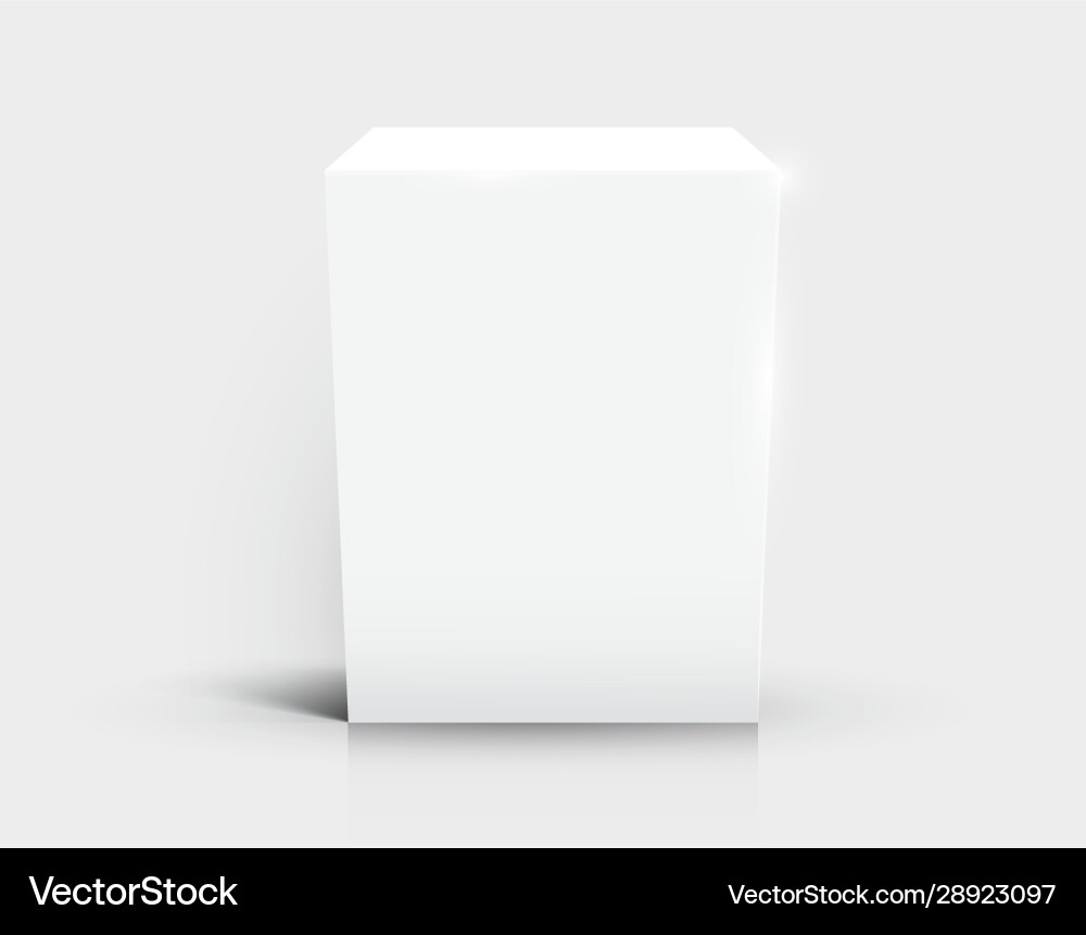 Blank weißer Würfel isoliert auf Hintergrund Blank weißer Würfel isoliert auf Hintergrund vektorbild