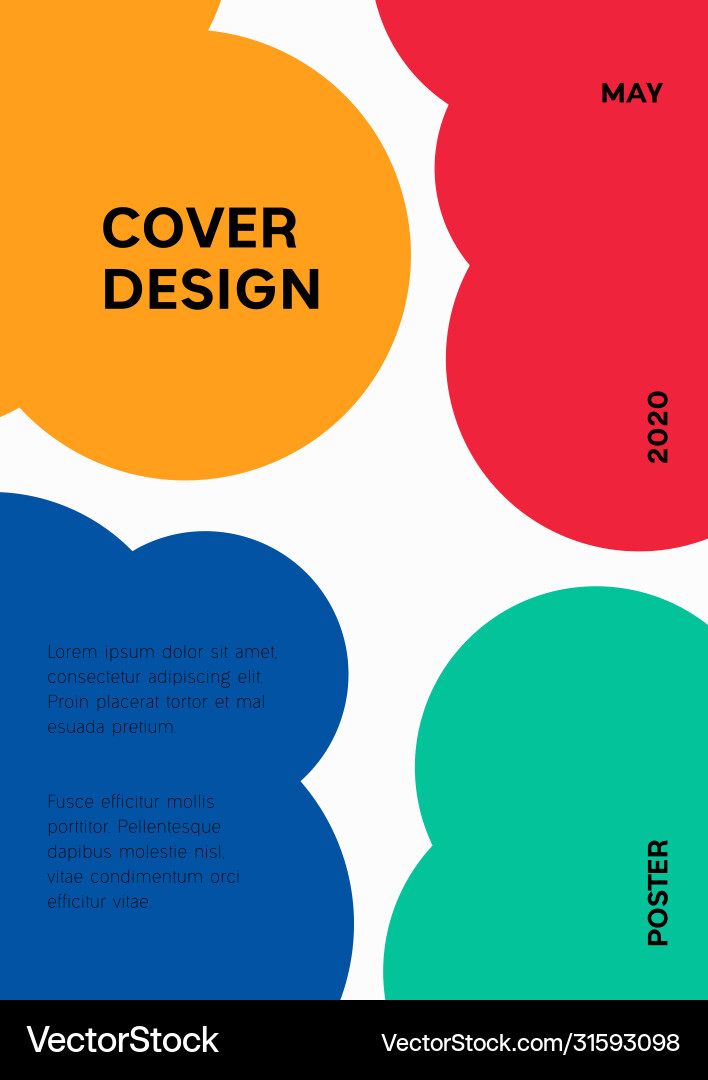 Abstract colorful shapes clouds background design Abstract colorful shapes clouds background design vector image