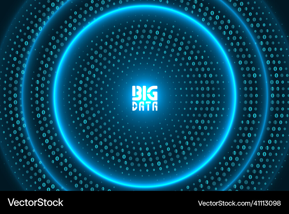 Abstract digital code visualization Abstract digital code visualization vector image