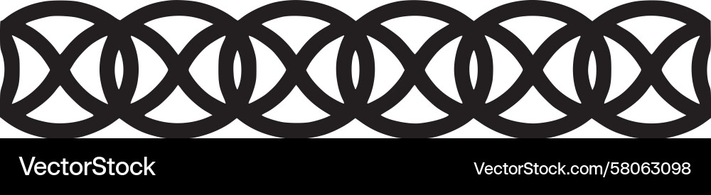Circular Loop Border Vector Image