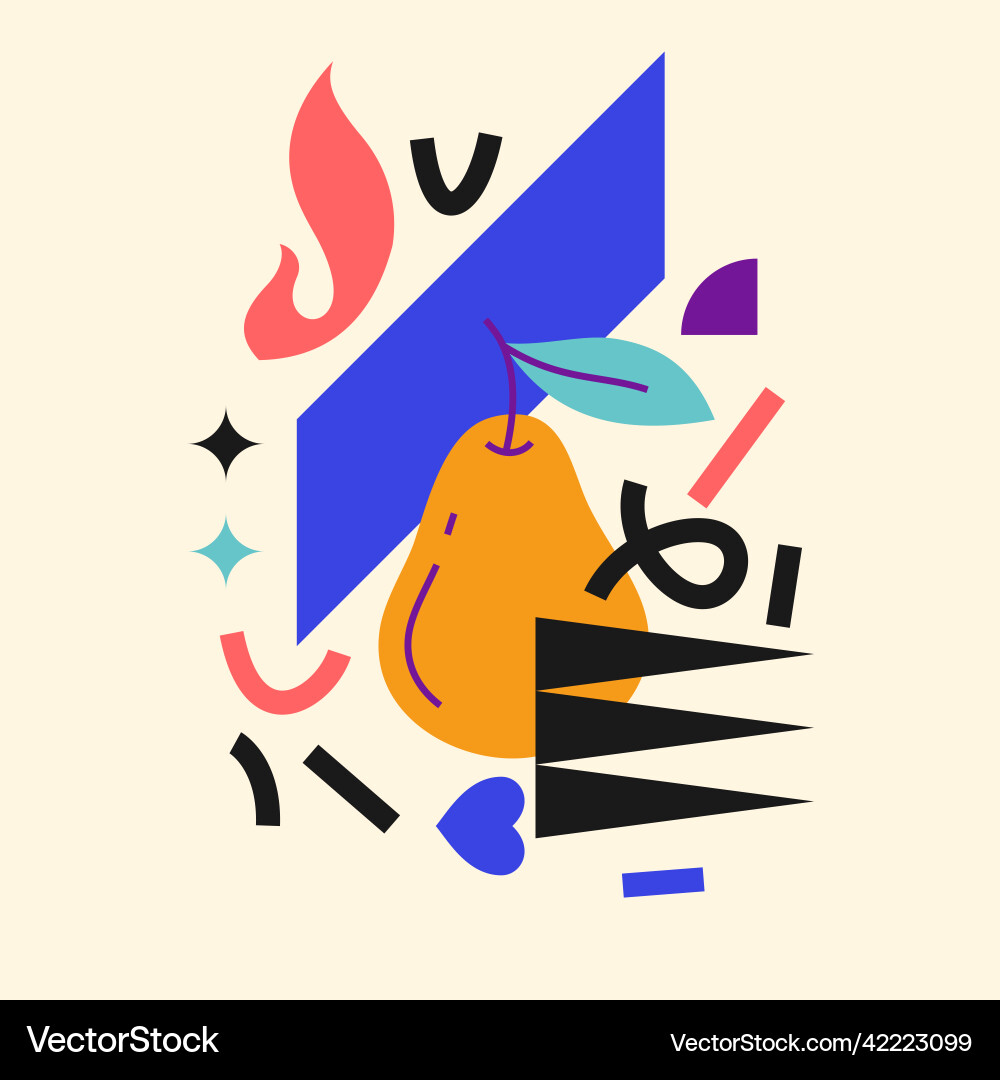 Graphics in a minimalistic style Graphics in a minimalistic style vector image