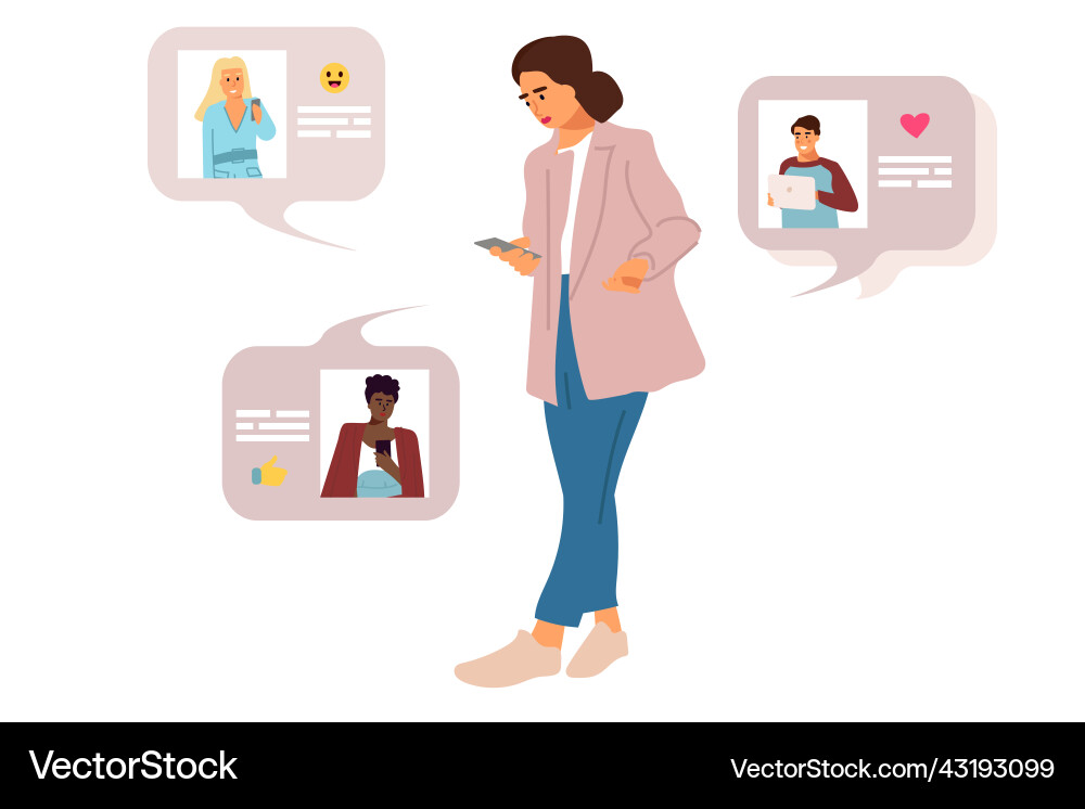 People using phone internet communication web People using phone internet communication web vector image