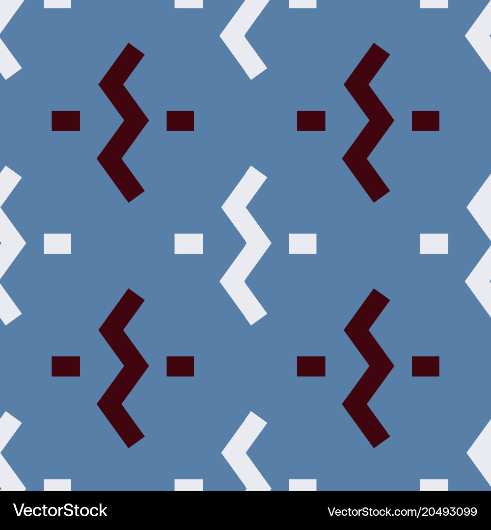 Zig zag link seamless pattern vector image