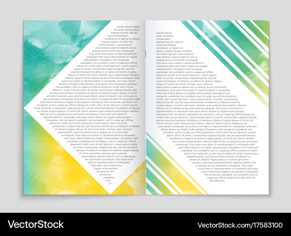 Abstract layout background set for art Vector Image