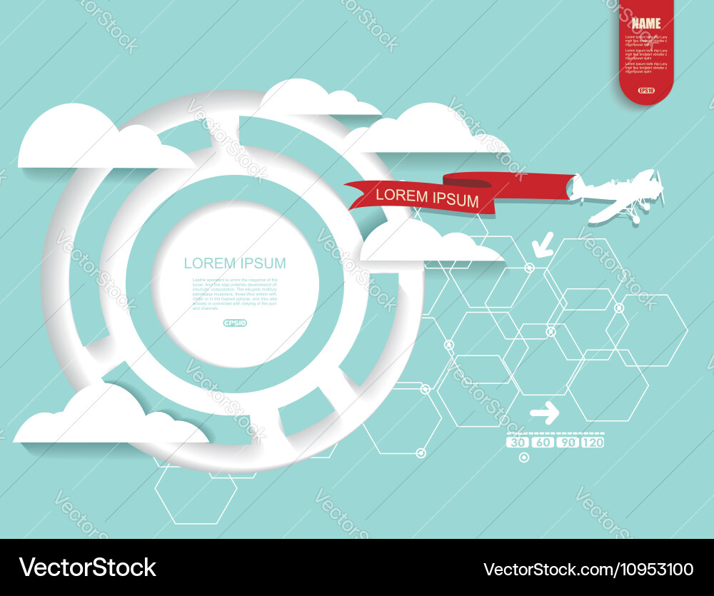 Circuit high computer technology background Vector Image