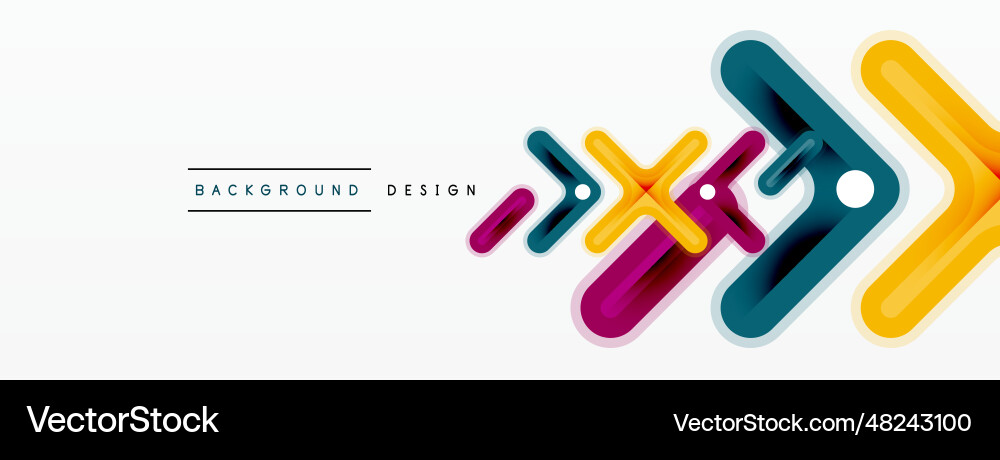 Cross line background minimal geometric template Cross line background minimal geometric template vector image