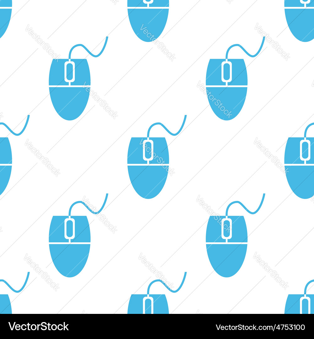 Flat mouse controller pattern vector image